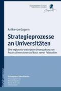 Gagern / Langner / Bönte |  Strategieprozesse an Universitäten | eBook | Sack Fachmedien