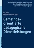 Beck / Greving / Jantzen |  Gemeindeorientierte pädagogische Dienstleistungen | eBook | Sack Fachmedien