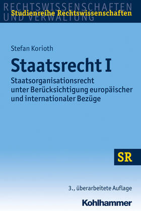 Korioth |  Staatsrecht I | Buch |  Sack Fachmedien