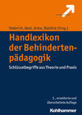 Dederich / Beck / Antor |  Handlexikon der Behindertenpädagogik | Buch |  Sack Fachmedien