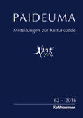 Kohl |  Paideuma / PAIDEUMA 62/2016 | Buch |  Sack Fachmedien