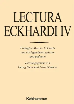 Steer / Sturlese | Lectura Eckhardi IV | E-Book | sack.de