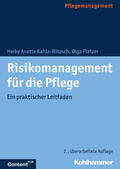 Kahla-Witzsch / Platzer |  Risikomanagement für die Pflege | Buch |  Sack Fachmedien