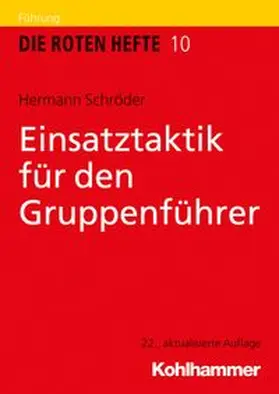 Schröder | Einsatztaktik für den Gruppenführer | E-Book | www.sack.de