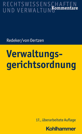 von Oertzen / Redeker | Verwaltungsgerichtsordnung | Buch | 978-3-17-038090-5 | sack.de