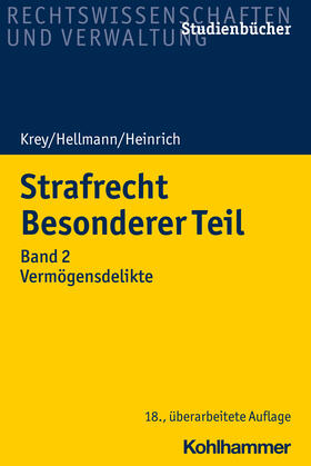 Hellmann / Heinrich / Krey |  Strafrecht Besonderer Teil | Buch |  Sack Fachmedien