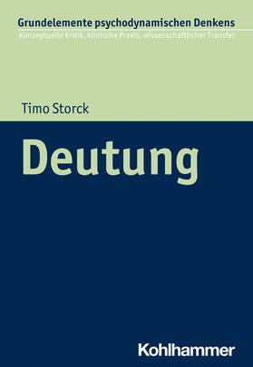 Storck | Deutung | Buch | 978-3-17-041210-1 | sack.de