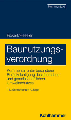 Fickert / Fieseler |  Baunutzungsverordnung | Buch |  Sack Fachmedien