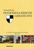 Zekorn / Trugenberger |  Zeitschrift für Hohenzollerische Geschichte | Buch |  Sack Fachmedien