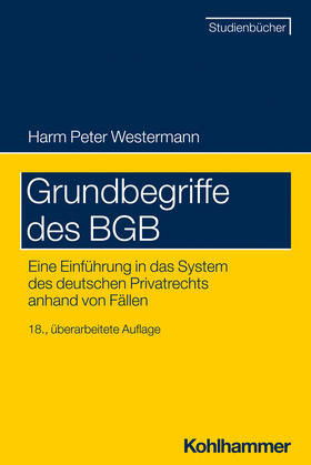 Westermann | Grundbegriffe des BGB | Buch | sack.de
