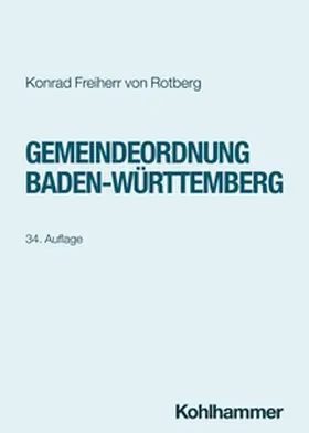 Rotberg | Gemeindeordnung Baden-Württemberg | E-Book | sack.de