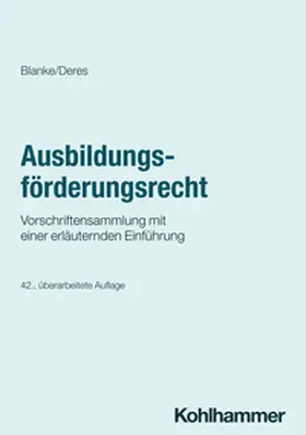 Deres / Blanke | Ausbildungsförderungsrecht | E-Book | sack.de