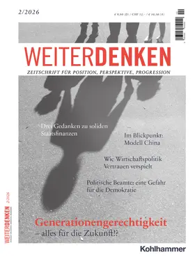 Klös / Völker / Bokler |  WEITERDENKEN 2/2026 | Buch |  Sack Fachmedien