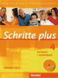 Hilpert / Niebisch / Kerner |  Schritte plus 4. Kursbuch + Arbeitsbuch mit Audio-CD zum Arbeitsbuch | Buch |  Sack Fachmedien