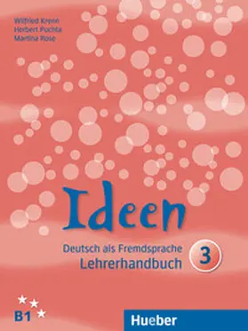 Krenn / Puchta / Rose | Ideen 3. Lehrerhandbuch | Buch | 978-3-19-021825-7 | www.sack.de