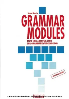 Morris |  Grammar Modules | eBook | Sack Fachmedien