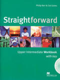 Kerr / Jones |  Straightforward Upper intermediate. Workbook with Key and Audio-CD | Buch |  Sack Fachmedien