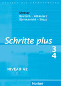 Hilpert / Orth-Chambah / Niebisch |  Schritte plus 3+4. Glossar Deutsch-Albanisch - Fjalorth Gjermanisht-Shqip | Buch |  Sack Fachmedien
