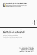 Meyer / Schulev-Steindl / Schnedl |  Das Recht auf saubere Luft | Buch |  Sack Fachmedien