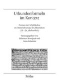 Rossignol / Adamska |  Urkundenformeln im Kontext | Buch |  Sack Fachmedien