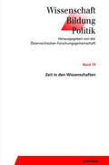 Kautek / Neck / Schmidinger |  Zeit in den Wissenschaften | Buch |  Sack Fachmedien