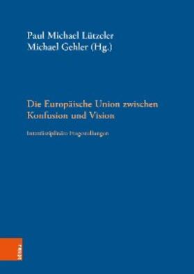 Lützeler / Gehler |  Die Europäische Union zwischen Konfusion und Vision | eBook | Sack Fachmedien