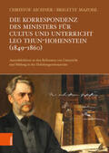 Aichner / Mazohl / Thun und Hohenstein |  Die Korrespondenz des Ministers für Cultus und Unterricht Le | Buch |  Sack Fachmedien