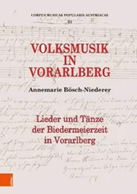 Bösch-Niederer | Volksmusik in Vorarlberg | E-Book | www.sack.de