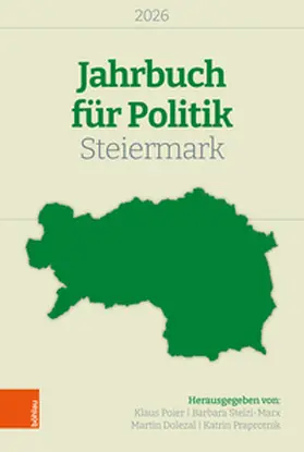 Poier / Stelzl-Marx / Dolezal |  Jahrbuch für Politik Steiermark 2026 | Buch |  Sack Fachmedien