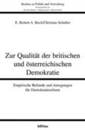 Beck / Schaller |  Zur Qualität der britischen und österreichischen Demokratie | Buch |  Sack Fachmedien