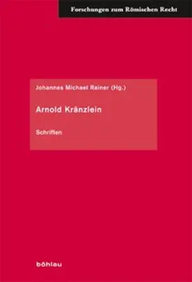 Rainer |  Arnold Kränzlein | Buch |  Sack Fachmedien
