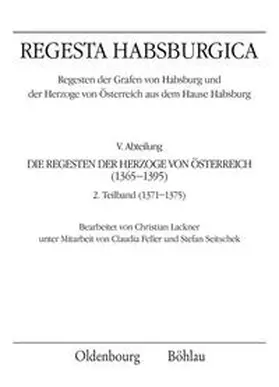  Regesta Habsburgica. Regesten der Grafen von Habsburg und der Herzoge von Österreich aus dem Hause Habsburg | Buch |  Sack Fachmedien