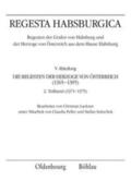  Regesta Habsburgica. Regesten der Grafen von Habsburg und der Herzoge von Österreich aus dem Hause Habsburg | Buch |  Sack Fachmedien