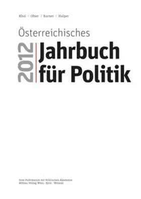 Ofner / Halper / Karner |  Österreichisches Jahrbuch für Politik 2012 | Buch |  Sack Fachmedien