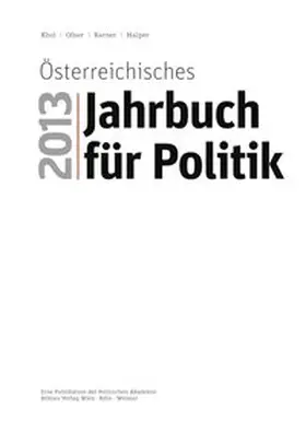 Ofner / Halper / Karner |  Österreichisches Jahrbuch für Politik 2013 | Buch |  Sack Fachmedien