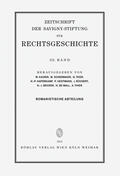Thür / Schermaier / Kaiser |  ZRG Romanistische Abteilung 131. Band (2014) | Buch |  Sack Fachmedien
