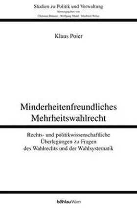 Poier |  Minderheitenfreundliches Mehrheitswahlrecht | Buch |  Sack Fachmedien