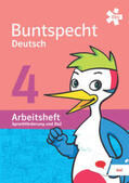 Müller |  Buntspecht Deutsch 4. Sprachförderung und DaZ, Arbeitsheft | Buch |  Sack Fachmedien