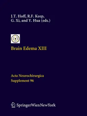 Hoff / Hua / Keep |  Brain Edema XIII | Buch |  Sack Fachmedien