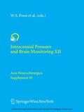Poon / Avezaat / Chan |  Intracranial Pressure and Brain Monitoring XII | eBook | Sack Fachmedien