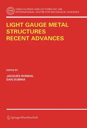 Rondal / Dubina | Light Gauge Metal Structures Recent Advances | E-Book | www.sack.de