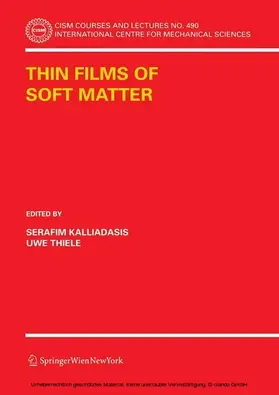 Kalliadasis / Thiele | Thin Films of Soft Matter | E-Book | sack.de