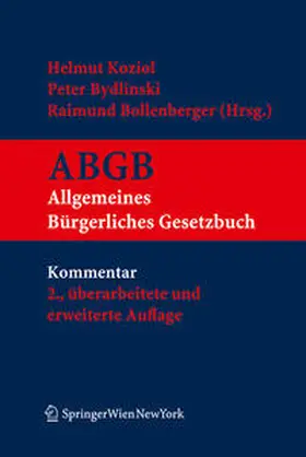 Koziol / Bydlinski / Bollenberger |  Kurzkommentar zum ABGB | eBook | Sack Fachmedien