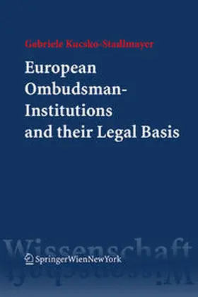 Kucsko-Stadlmayer |  European Ombudsman-Institutions | eBook | Sack Fachmedien