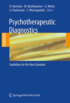 Bartuska / Buchsbaumer / Mehta |  Psychotherapeutic Diagnostics | Buch |  Sack Fachmedien
