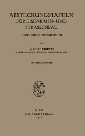 Findeis |  Absteckungstafeln für Eisenbahn- und Strassenbau | Buch |  Sack Fachmedien