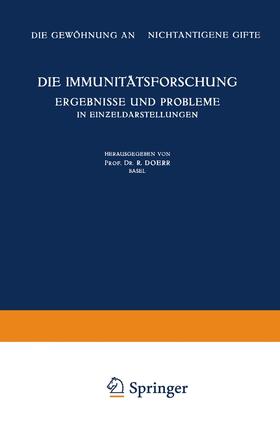 Bucher / Doerr | Die Immunitätsforschung Ergebnisse und Probleme in Ein¿eldarstellungen | Buch | 978-3-211-80147-5 | sack.de