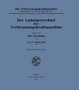 List | Der Ladungswechsel der Verbrennungskraftmaschine | Buch | 978-3-211-80177-2 | www.sack.de