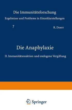 Doerr |  Die Anaphylaxie | Buch |  Sack Fachmedien