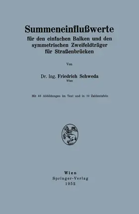 Schweda |  Summeneinflußwerte | Buch |  Sack Fachmedien